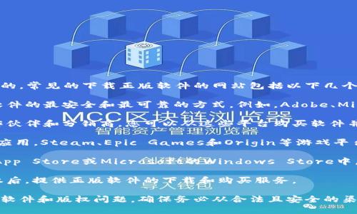 在网上下载正版软件时，保持谨慎和选择可靠的网站是非常重要的。常见的下载正版软件的网站包括以下几个：

1. **软件开发商官网**：访问软件的官方网站通常是获取正版软件的最安全和最可靠的方式。例如，Adobe、Microsoft、Autodesk等公司的官网都提供了他们产品的正版下载。

2. **官方授权的分销商**：一些软件开发商会有官方授权的合作伙伴和分销商，您可以从这些平台购买软件并下载。

3. **Steam / Epic Games / Origin**：对于游戏和一些软件应用，Steam、Epic Games和Origin等游戏平台提供正版购买和下载服务。

4. **Mac App Store / Microsoft Store**：在Apple的Mac App Store或Microsoft的Windows Store中，用户也可以找到正版软件进行下载。

5. **知名软件免疫网站**：一些综合软件网站在得到版权方授权后，提供正版软件的下载和购买服务。

尽量避免使用不明确或不受信任的网站下载软件，以防遭遇恶意软件和版权问题。确保务必从合法且安全的渠道获取软件，以保护自己的设备和个人信息安全。